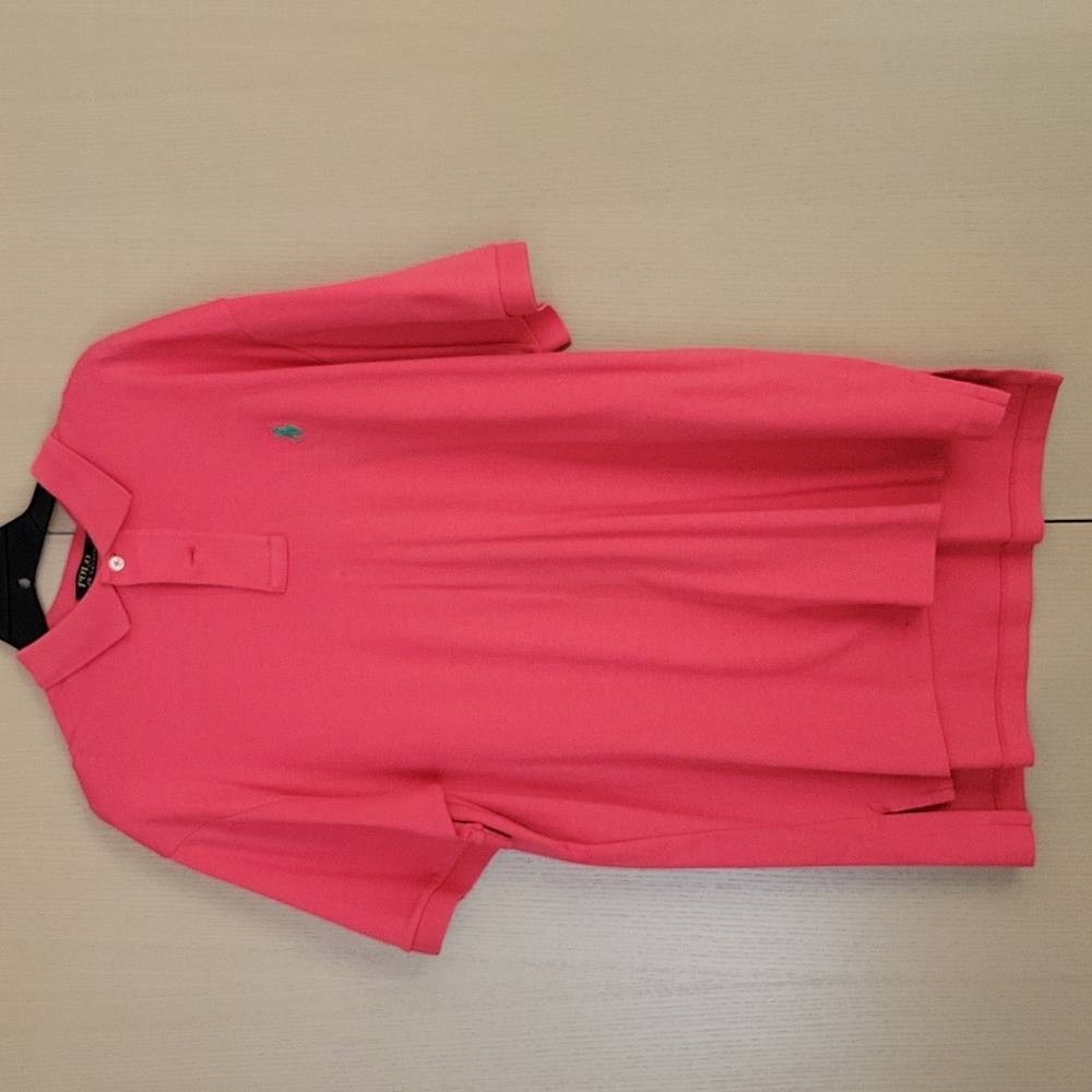 Polo by Ralph Lauren Men's Pink Polo Shirt.